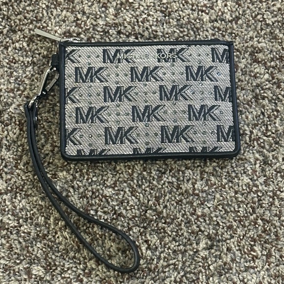 Michael Kors Handbags - Michael Kors Black and Gray Wristlet